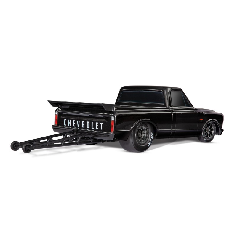 Traxxas 1967 Chevrolet C10 Drag Slash 1/10 2WD Brushless Drag Truck RTR (Midnight  Black)